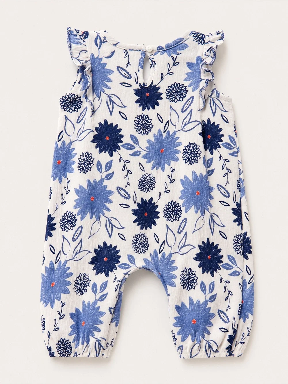 Carter’s - Floral Romper (Cotton & Poly) - NB